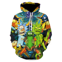 Load image into Gallery viewer, Brand Cosmos 2019 Fashion Brand 3D hoodies cartoon rick and morty print Women/Men Hoody casual hooded sweatshirts