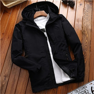 Mountainskin Jackets Mens Thin Windbreaker Jacket Male Fashion Loose Large Size Coats Slim Fit Coat Brand Clothing 6XL SA703