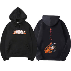 Japanese Harajuku Streetwear Dragon Ball Anime Hoodie Sweat Homme Men/Women Hip Hop Fleece Long Sleeve Hoodie