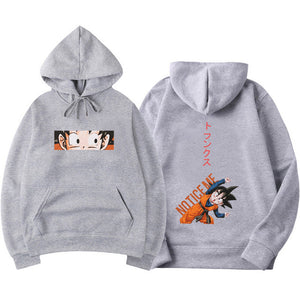 Japanese Harajuku Streetwear Dragon Ball Anime Hoodie Sweat Homme Men/Women Hip Hop Fleece Long Sleeve Hoodie