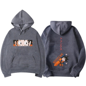 Japanese Harajuku Streetwear Dragon Ball Anime Hoodie Sweat Homme Men/Women Hip Hop Fleece Long Sleeve Hoodie