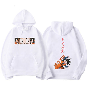 Japanese Harajuku Streetwear Dragon Ball Anime Hoodie Sweat Homme Men/Women Hip Hop Fleece Long Sleeve Hoodie