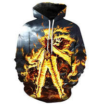 Load image into Gallery viewer, 3D Naruto Hoodies Men/women Fashion Hot High Quality Streetwear Sasuke kakashi 3D Print Men&#39;s Hoodies Sweatshirt Pullovers Coat