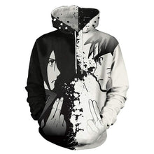 Load image into Gallery viewer, 3D Naruto Hoodies Men/women Fashion Hot High Quality Streetwear Sasuke kakashi 3D Print Men&#39;s Hoodies Sweatshirt Pullovers Coat