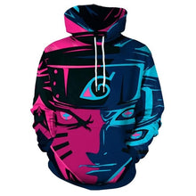 Load image into Gallery viewer, 3D Naruto Hoodies Men/women Fashion Hot High Quality Streetwear Sasuke kakashi 3D Print Men&#39;s Hoodies Sweatshirt Pullovers Coat