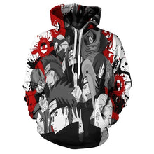 Load image into Gallery viewer, 3D Naruto Hoodies Men/women Fashion Hot High Quality Streetwear Sasuke kakashi 3D Print Men&#39;s Hoodies Sweatshirt Pullovers Coat