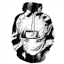 Load image into Gallery viewer, 3D Naruto Hoodies Men/women Fashion Hot High Quality Streetwear Sasuke kakashi 3D Print Men&#39;s Hoodies Sweatshirt Pullovers Coat