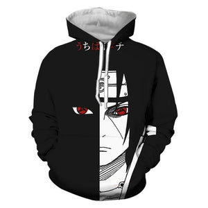 3D Naruto Hoodies Men/women Fashion Hot High Quality Streetwear Sasuke kakashi 3D Print Men's Hoodies Sweatshirt Pullovers Coat