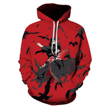 Load image into Gallery viewer, 3D Naruto Hoodies Men/women Fashion Hot High Quality Streetwear Sasuke kakashi 3D Print Men&#39;s Hoodies Sweatshirt Pullovers Coat