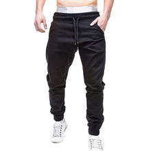 Load image into Gallery viewer, Men Sweatpants Autumn Slacks men pants Polyester Casual Elastic Jogging Sport pants men cotton Solid Baggy Pocket Trousers W621