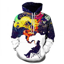 Load image into Gallery viewer, TUNSECHY Hot Fashion Men/Women 3D Sweatshirts Print Milk Space Galaxy Hooded Hoodies Unisex Tops Wholesale and retail