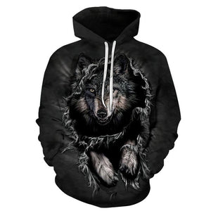 3D Hoodies Wolf Print Sweatshirt Men/Women Casual Autumn Winter Tracksuit Hoodie Male Fashion 3D Sweatshirt Wolf Men Streetwear