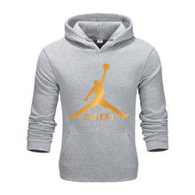 Load image into Gallery viewer, 2019 Autumn New Arrival Gold JORDAN 23 Print Hoodies Men Women Sweatshirt Hip-Hop Streetwear Fashion Pullover Hoody clothing