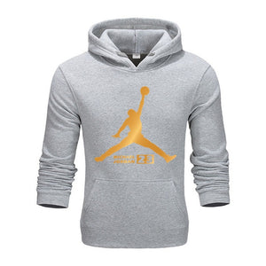 2019 Autumn New Arrival Gold JORDAN 23 Print Hoodies Men Women Sweatshirt Hip-Hop Streetwear Fashion Pullover Hoody clothing