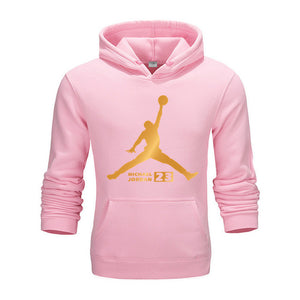 2019 Autumn New Arrival Gold JORDAN 23 Print Hoodies Men Women Sweatshirt Hip-Hop Streetwear Fashion Pullover Hoody clothing