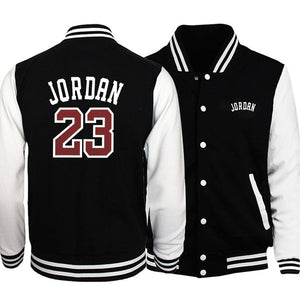 Hot Sale Men Baseball Uniform Coat 2019 Autumn Bomber Jacket Jordan 23 Print Streetwear Casual Tracksuit Hip Hot Men Brand Coats