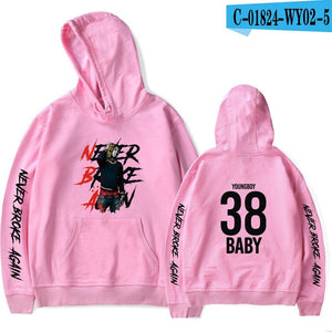 YoungBoy Never Broke Again Hip hop hoodie men /women Cotton Spring Autumn Male Hoodies Sweatshirts Printed Casual  hoodie