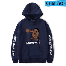 Load image into Gallery viewer, YoungBoy Never Broke Again Hip hop hoodie men /women Cotton Spring Autumn Male Hoodies Sweatshirts Printed Casual  hoodie