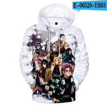 Load image into Gallery viewer, Autumn Casual printed 3D Ghost Blade Hoodies Sweatshirt Men/Women 3D Demon Slayer Hooded suitable comfortable Polluvers