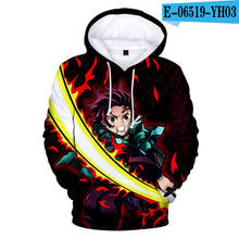 Load image into Gallery viewer, Autumn Casual printed 3D Ghost Blade Hoodies Sweatshirt Men/Women 3D Demon Slayer Hooded suitable comfortable Polluvers