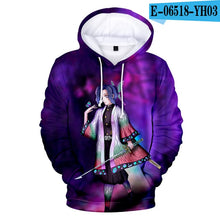 Load image into Gallery viewer, Autumn Casual printed 3D Ghost Blade Hoodies Sweatshirt Men/Women 3D Demon Slayer Hooded suitable comfortable Polluvers