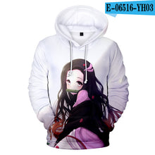 Load image into Gallery viewer, Autumn Casual printed 3D Ghost Blade Hoodies Sweatshirt Men/Women 3D Demon Slayer Hooded suitable comfortable Polluvers