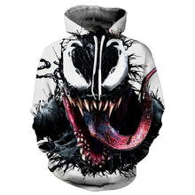 Load image into Gallery viewer, New style venom: Deadly Guardian 3D printed casual outside pullover hooded hoodie cosplay anime peripheral