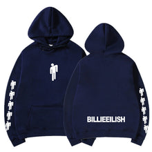 Load image into Gallery viewer, New Hot Billie Eilish Hoodie Men Black Cotton Hoodie Couple Billie Eilish Sweatshirt Simple Keep Warm Women/men Hoodie Clothes