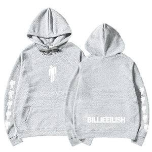 New Hot Billie Eilish Hoodie Men Black Cotton Hoodie Couple Billie Eilish Sweatshirt Simple Keep Warm Women/men Hoodie Clothes