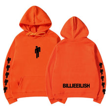 Load image into Gallery viewer, New Hot Billie Eilish Hoodie Men Black Cotton Hoodie Couple Billie Eilish Sweatshirt Simple Keep Warm Women/men Hoodie Clothes