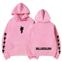 Load image into Gallery viewer, New Hot Billie Eilish Hoodie Men Black Cotton Hoodie Couple Billie Eilish Sweatshirt Simple Keep Warm Women/men Hoodie Clothes