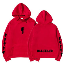 Load image into Gallery viewer, New Hot Billie Eilish Hoodie Men Black Cotton Hoodie Couple Billie Eilish Sweatshirt Simple Keep Warm Women/men Hoodie Clothes