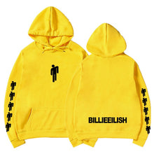 Load image into Gallery viewer, New Hot Billie Eilish Hoodie Men Black Cotton Hoodie Couple Billie Eilish Sweatshirt Simple Keep Warm Women/men Hoodie Clothes