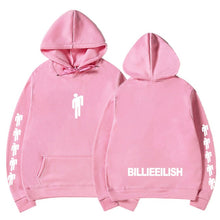 Load image into Gallery viewer, New Hot Billie Eilish Hoodie Men Black Cotton Hoodie Couple Billie Eilish Sweatshirt Simple Keep Warm Women/men Hoodie Clothes