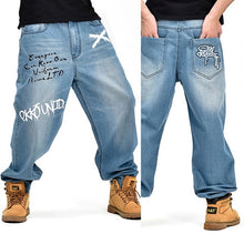 Load image into Gallery viewer, 2019 New Casual Large Size Jeans Men Plus Fertilizer to increase the individuality fashion Hip-hop jeans Loose