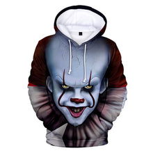 Load image into Gallery viewer, Pennywise Halloween Party Hoodies 3d for Kid Men Pop Harajuku Halloween Costume Idea Sweatshirt Cotton Plus Streetwear Drop Ship