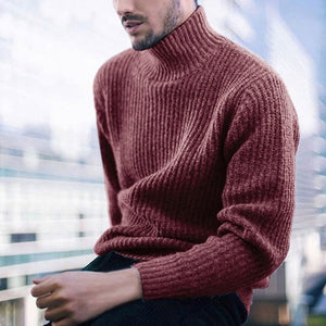 Winter Wool Turtleneck Men's Sweater Casual Warm Pullover Men Large Size 3XL Solid Slim 2019 New Fashion Male Sweaters