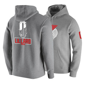 Doncic hoodies Cotton Plus velvet warm Western Team Lillard Basketball Sweatshirt  winter Loose size DPOY brand original design