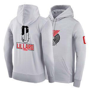 Doncic hoodies Cotton Plus velvet warm Western Team Lillard Basketball Sweatshirt  winter Loose size DPOY brand original design