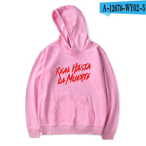 Real Hasta La Muerte Fashion Hoodies Sweatshirt Winter Cool Casual Men/Women Pullover Long Sleeve Unisex Sport Hoodie Plus Size