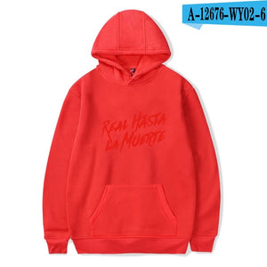 Real Hasta La Muerte Fashion Hoodies Sweatshirt Winter Cool Casual Men/Women Pullover Long Sleeve Unisex Sport Hoodie Plus Size