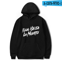 Load image into Gallery viewer, Real Hasta La Muerte Fashion Hoodies Sweatshirt Winter Cool Casual Men/Women Pullover Long Sleeve Unisex Sport Hoodie Plus Size