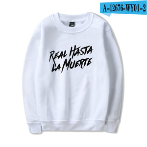 Real Hasta La Muerte Fashion Hoodies Sweatshirt Winter Cool Casual Men/Women Pullover Long Sleeve Unisex Sport Hoodie Plus Size