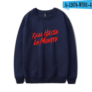 Real Hasta La Muerte Fashion Hoodies Sweatshirt Winter Cool Casual Men/Women Pullover Long Sleeve Unisex Sport Hoodie Plus Size