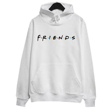 Load image into Gallery viewer, Women Friends Hoodies Harajuku Letters Print Pocket Warm Thicken Pullovers Hip Hop Loose Solid Female Sweatshirts