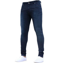 Load image into Gallery viewer, Hot Mens Skinny Jeans 2019 Super Skinny Jeans Men Non Ripped Stretch Denim Pants Elastic Waist Big Size European  Long Trousers