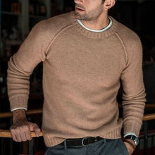 Load image into Gallery viewer, 2019 New Fashion Wool Sweater Men Autumn Winter Fashion Knitted Pullover Male Solid Slim Fit Round Neck Sweater Tops