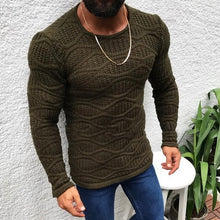 Load image into Gallery viewer, 2019 New Fashion Wool Sweater Men Autumn Winter Fashion Knitted Pullover Male Solid Slim Fit Round Neck Sweater Tops