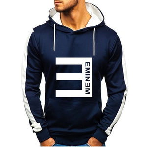 2019Winter Men's Fleece Hoodies Eminem Printed Thicken Pullover Sweatshirt Men Sportswear Fashion Clothing women sweatshirt