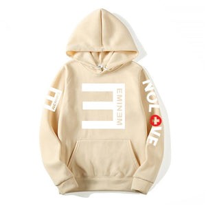 2019Winter Men's Fleece Hoodies Eminem Printed Thicken Pullover Sweatshirt Men Sportswear Fashion Clothing women sweatshirt